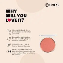 Mars Cosmetics Flush of Love Face Blusher #03 (8gm)