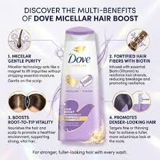 Dove Micellar Hair Boost Nourishment Shampoo 330ml