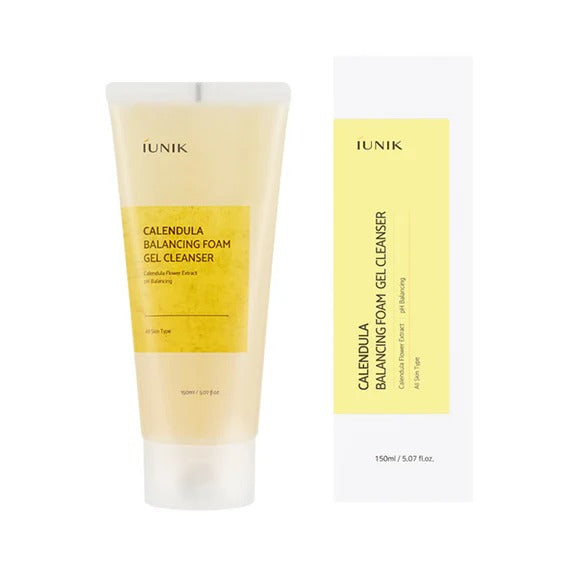 [iUNIK] Calendula Balancing Foam Gel Cleanser