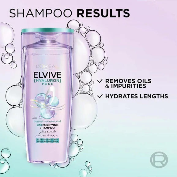 L'Oreal Paris Elvive Hyaluron Pure Purifying Shampoo