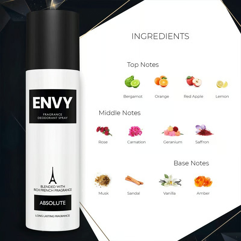 Envy Fragrance Deodorant Spray For Men 120ml - Absolute