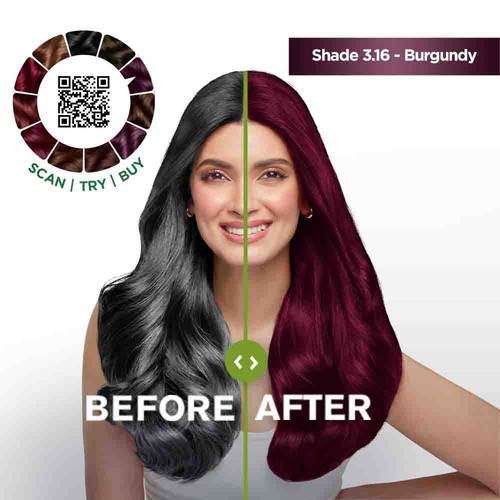 Garnier Color Naturals 3.16 Burgundy Hair Cream 70ml+60gm