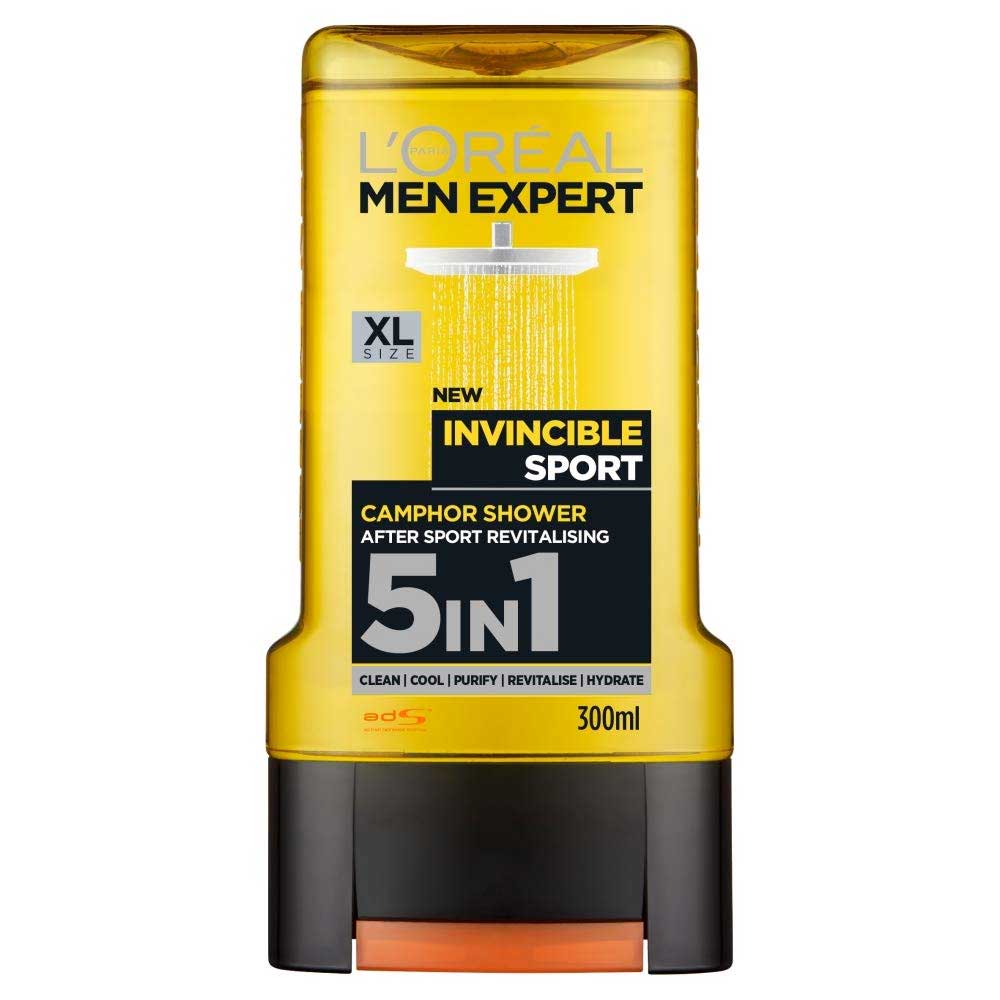 L'Oréal Men Expert Invincible Sport 5-in-1 Shower Gel 300ml