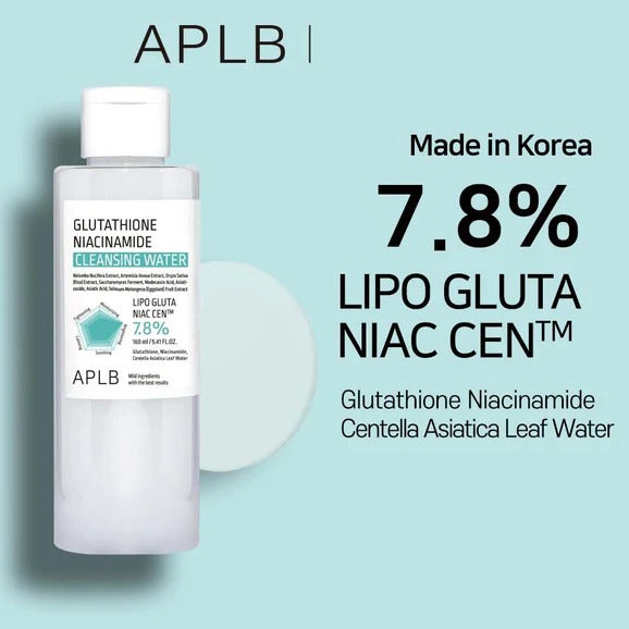 APLB Glutathione Niacinamide Cleansing Water