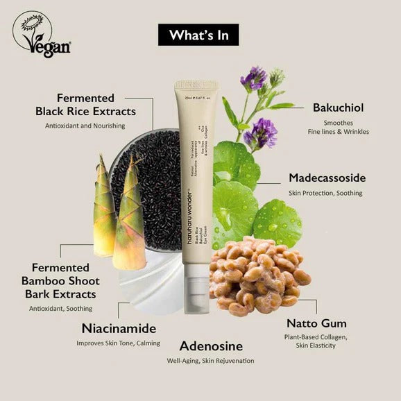 Haruharu Wonder Black Rice Bakuchiol Eye Cream