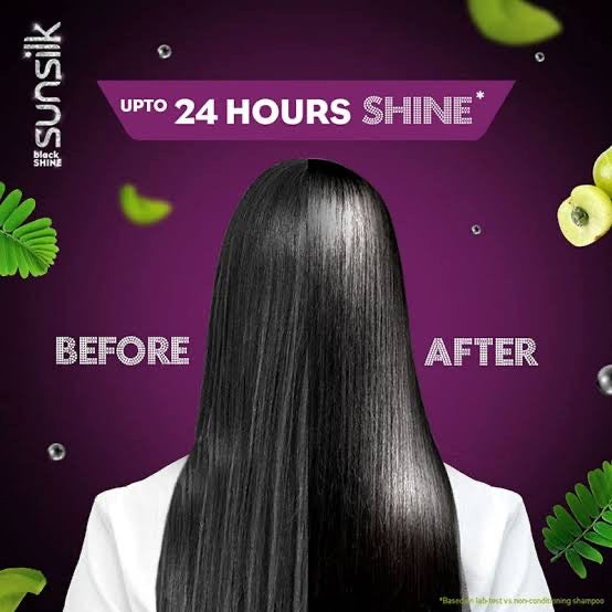 Sunsilk Co-Creations Black Shine Shampoo 625ml