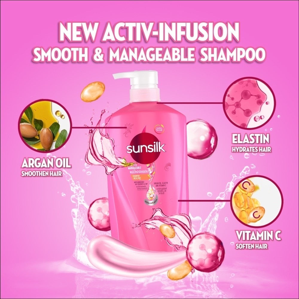 Sunsilk Co-Creations Smooth & Manageable Shampoo 625ml