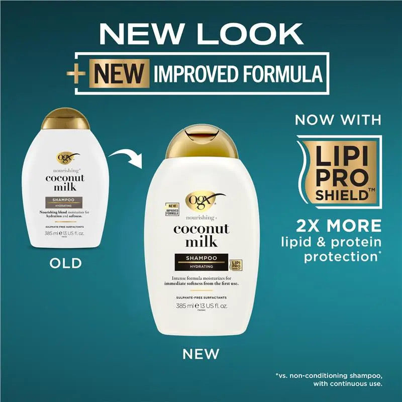 OGX Nourishing Coconut Milk Shampoo – 385ml