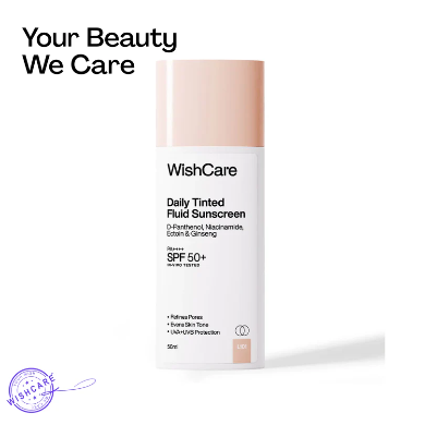 Wishcare Daily Tinted Fluid Sunscreen 50ml - Shade L101