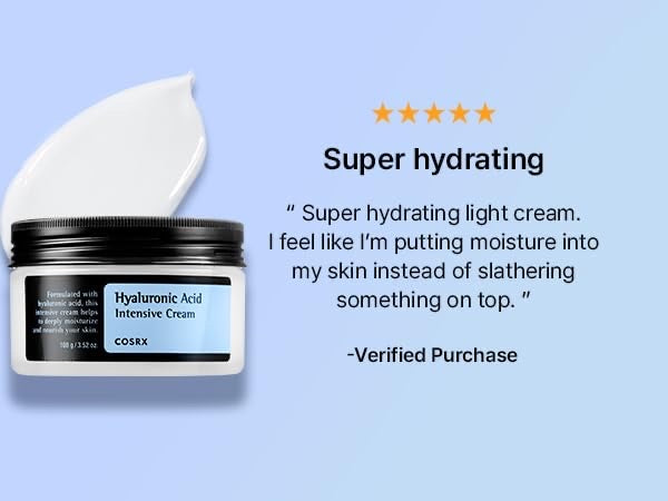 COSRX Hyaluronic Acid Intensive Cream Size: 100gm
