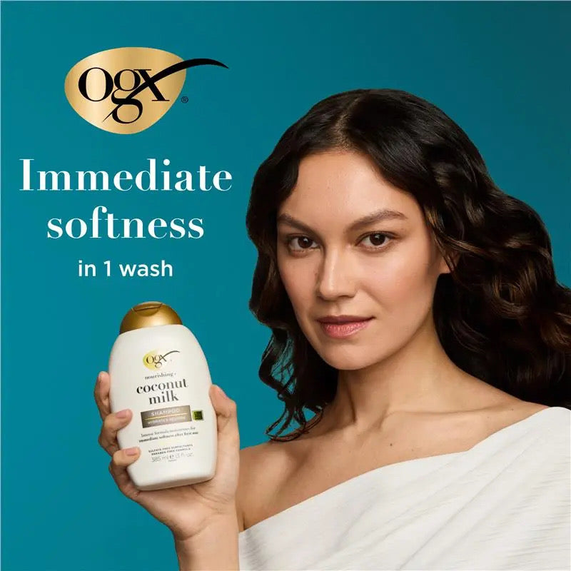OGX Nourishing Coconut Milk Shampoo – 385ml
