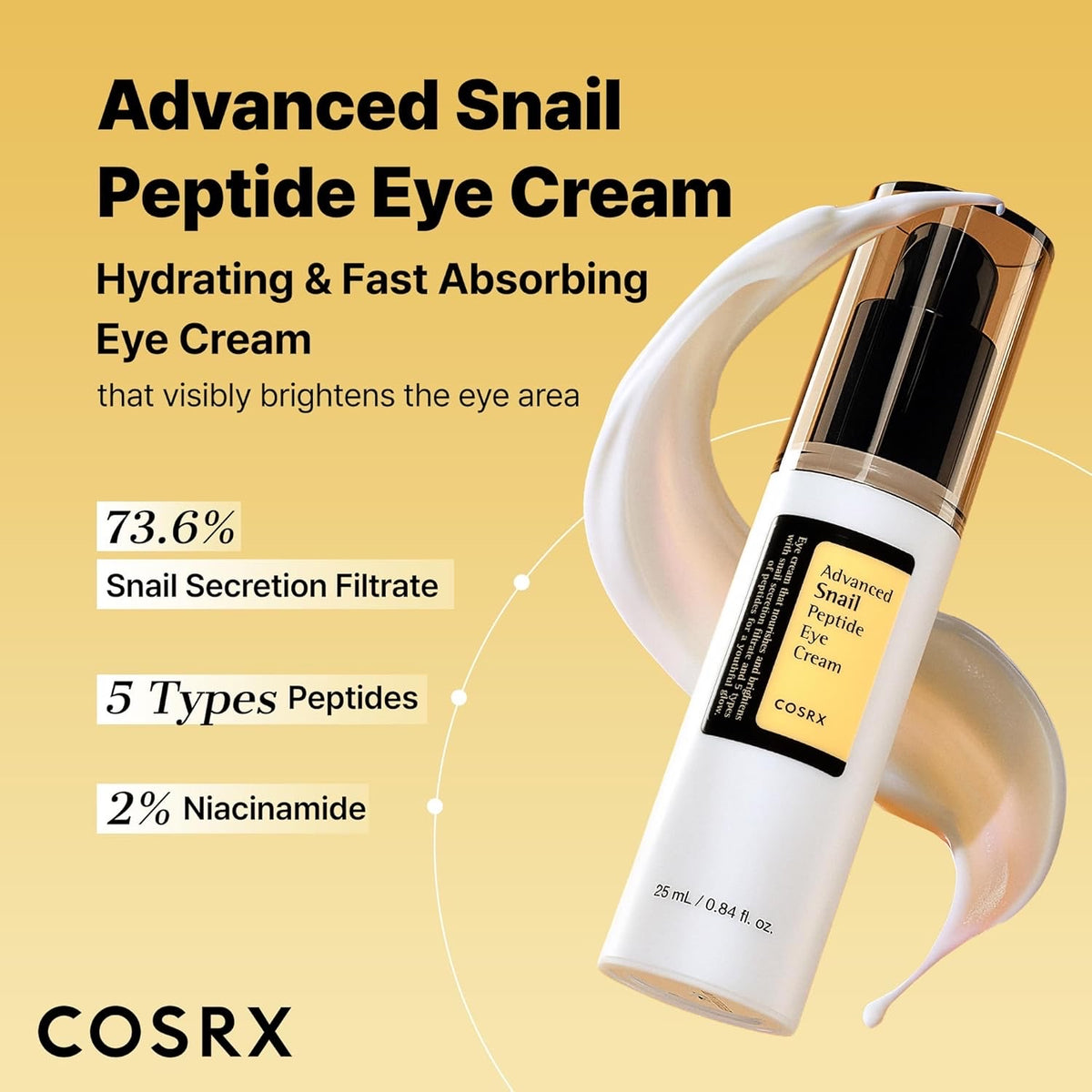 Cosrx Advanced Snail Peptide Eye Cream Size: 25ml