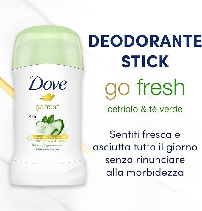Dove Go Fresh Cucumber & Green Tea Antiperspirant Deodorant Stick 40ml