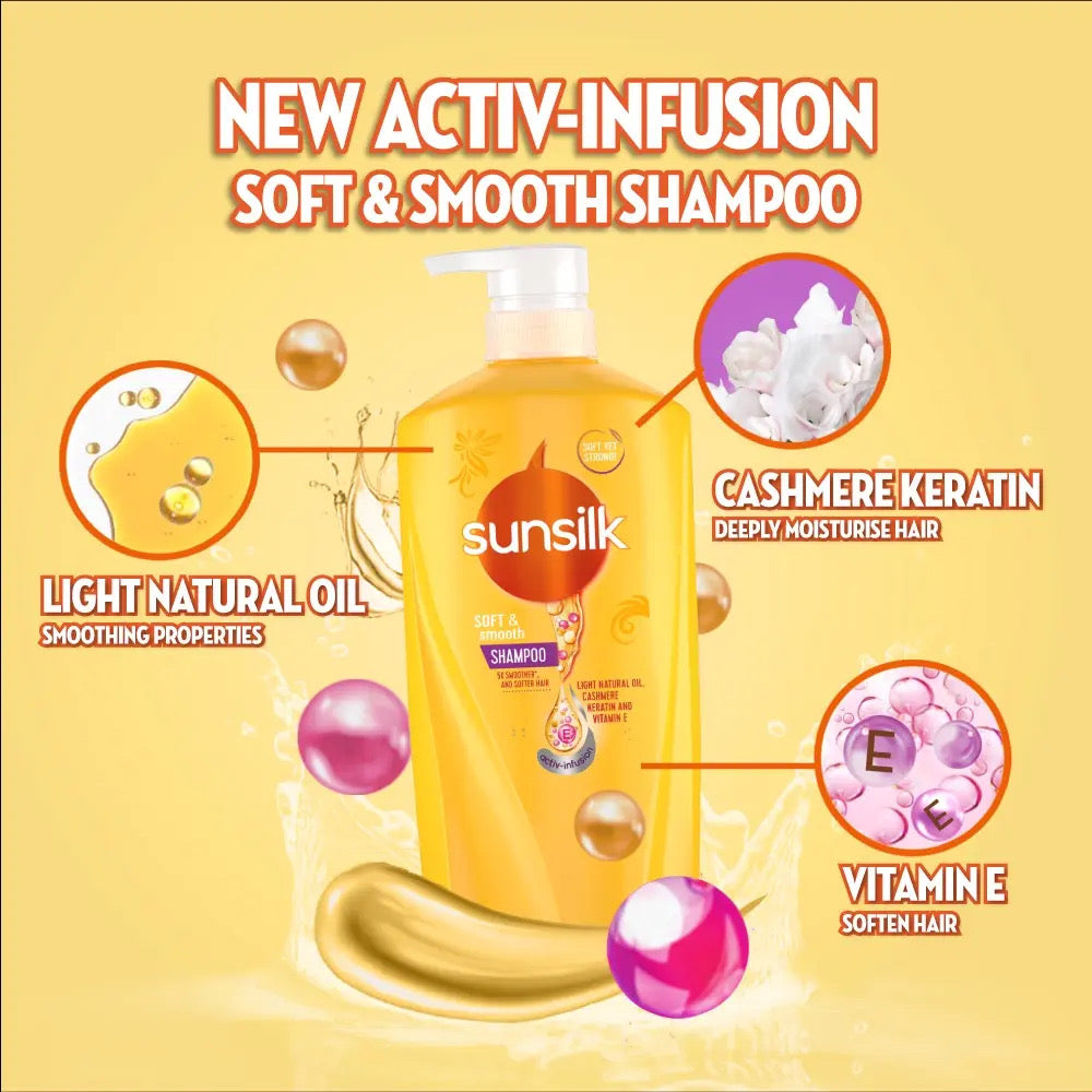 Sunsilk Co-Creations Soft & Smooth Shampoo 625ml