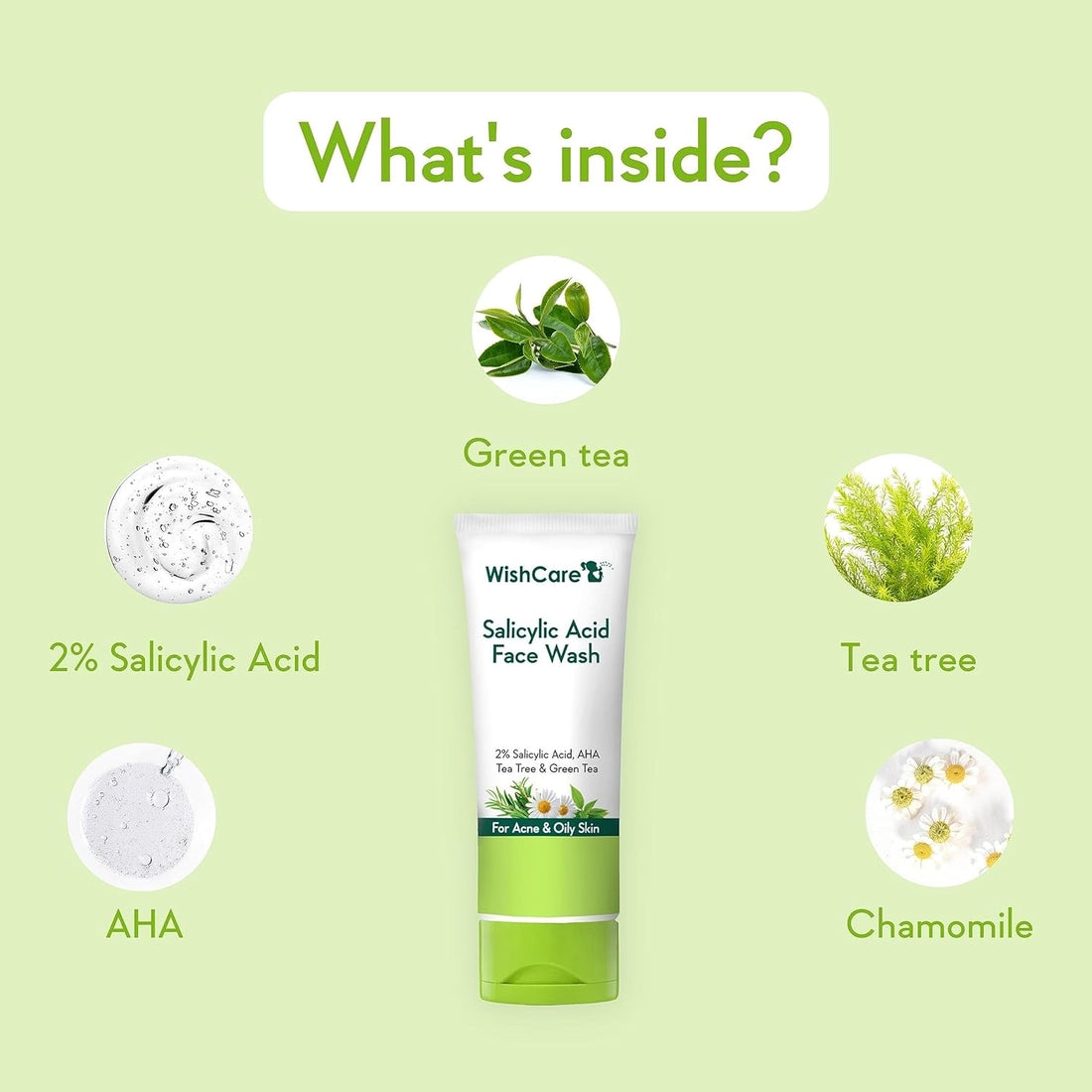WishCare 2% Salicylic Acid Face Wash | 100ml
