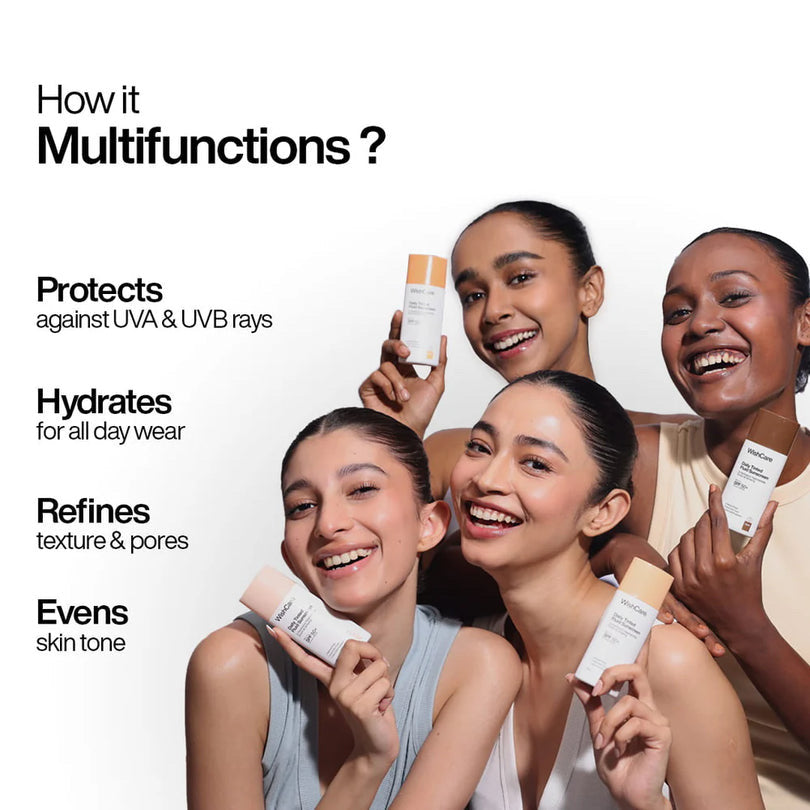 Wishcare Daily Tinted Fluid Sunscreen 50ml - Shade L102
