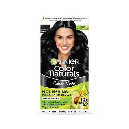 Garnier Color Naturals Shade 1 Natural Black 70ml+60g