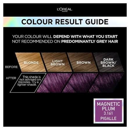 L'Oreal PREFERENCE VIVID Hair Color - Magnetic Plum
