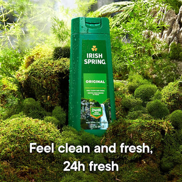 Irish Spring Original Clean Moisturizing Face & Body Wash 591ml