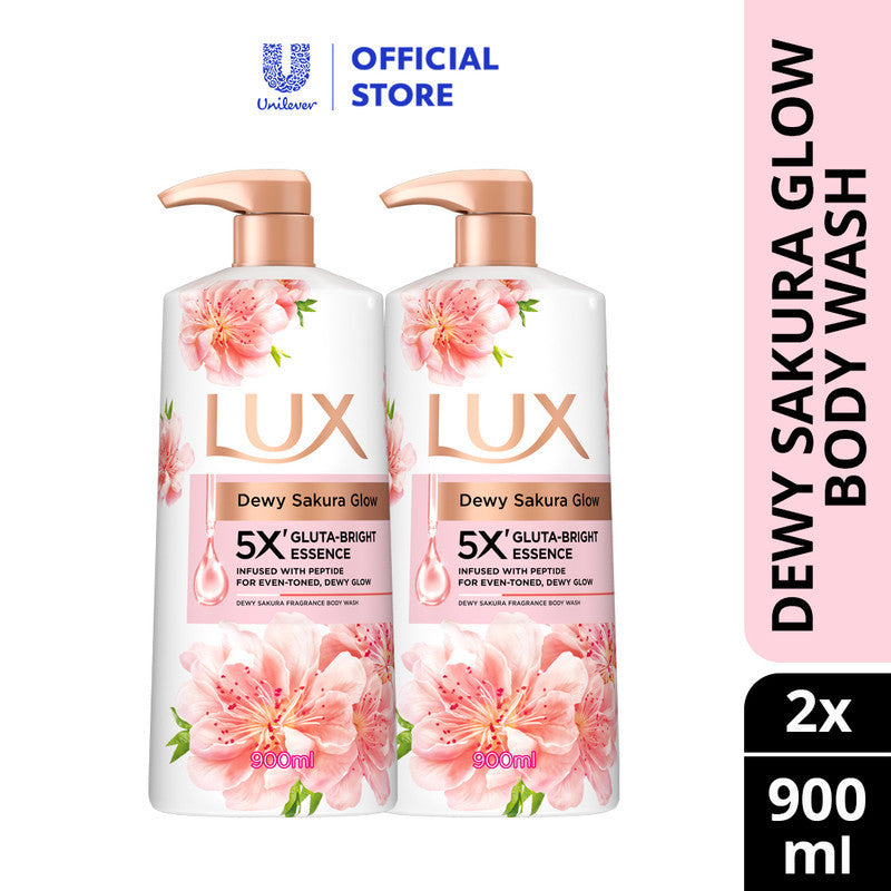 LUX Body Wash Dewy Glow Sakura Fragrance 900ml