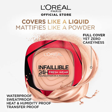 L'Oréal Paris Infallible 24H Foundation in A Powder 20 ivory
