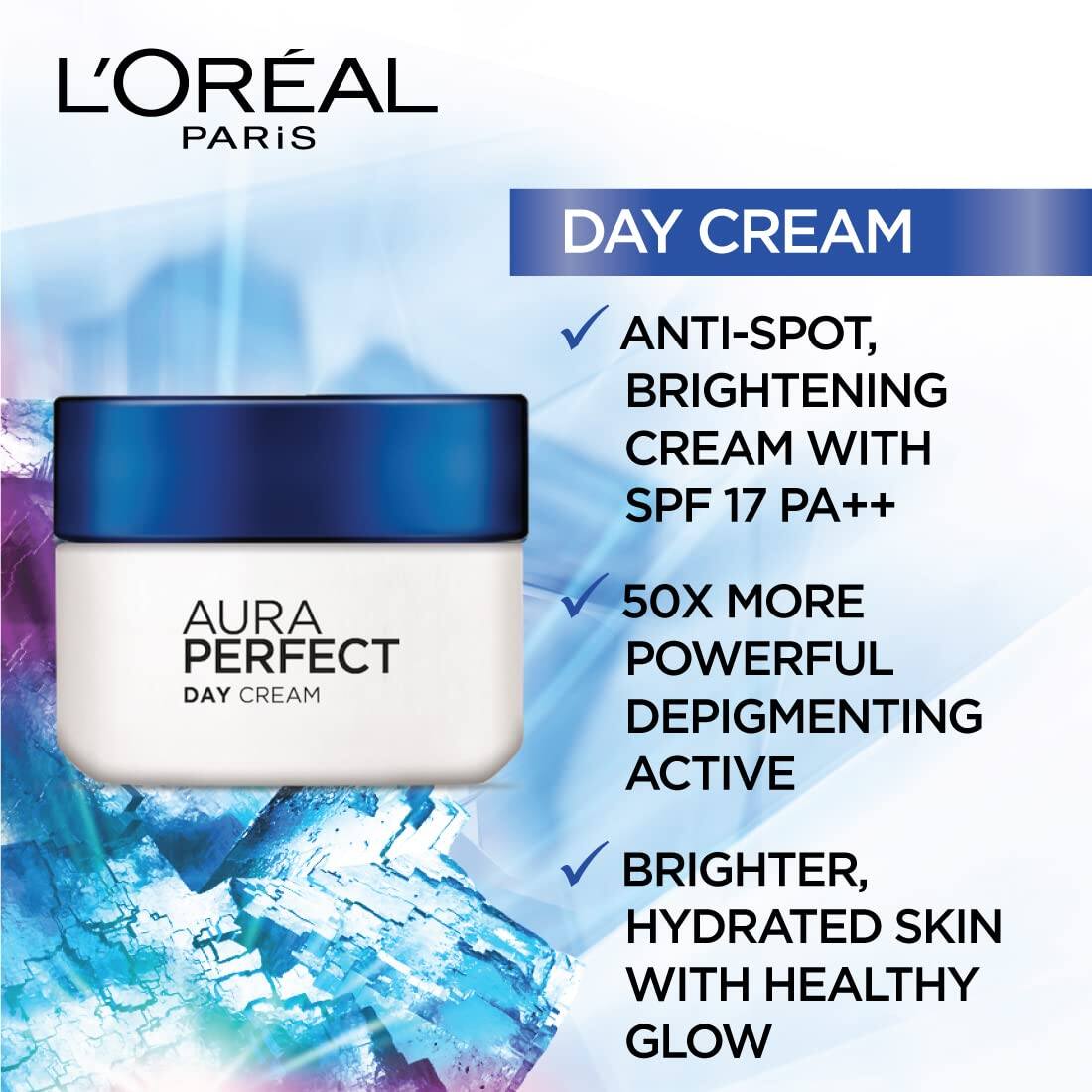 L’Oreal Paris Aura Perfect Day Cream SPF 17 PA++ (50ml)