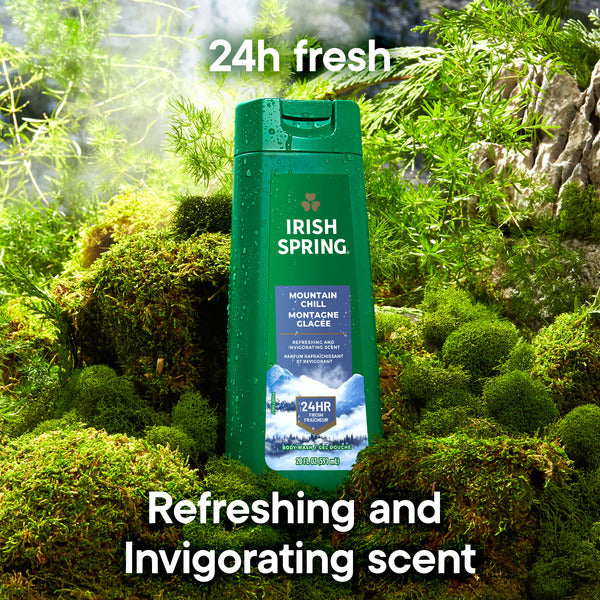 Irish Spring Mountain Chill Body Wash for Men 591ml