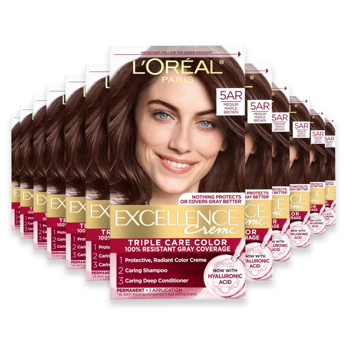 L'Oreal Hair Colour Excellence 5AR Medium Maple Brown