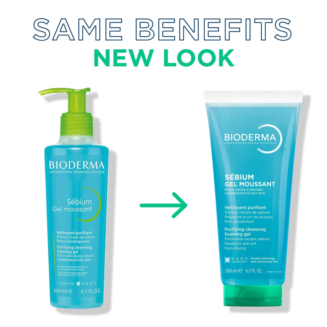 Bioderma Sebium Gel Moussant Purifying Foaming Gel 200ml