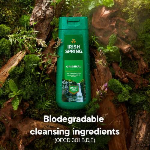 Irish Spring Original Clean Moisturizing Face & Body Wash 591ml