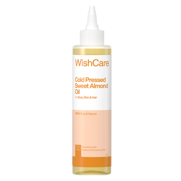 WishCare Cold Pressed Sweet Almond Oil - 200ml