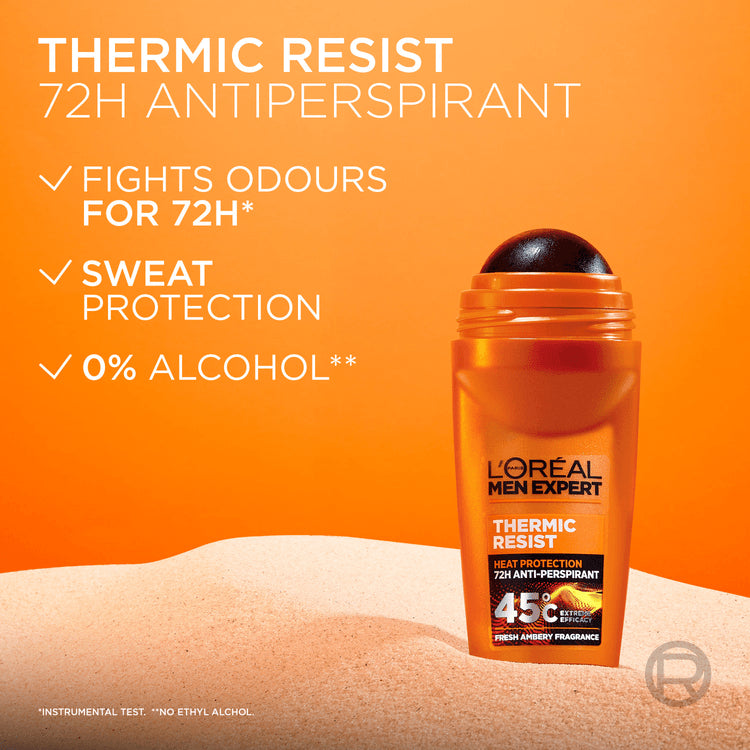 L’Oreal Men Expert New Thermic Resist 48H Roll On Anti-Perspirant Deodorant 50ml (UK)