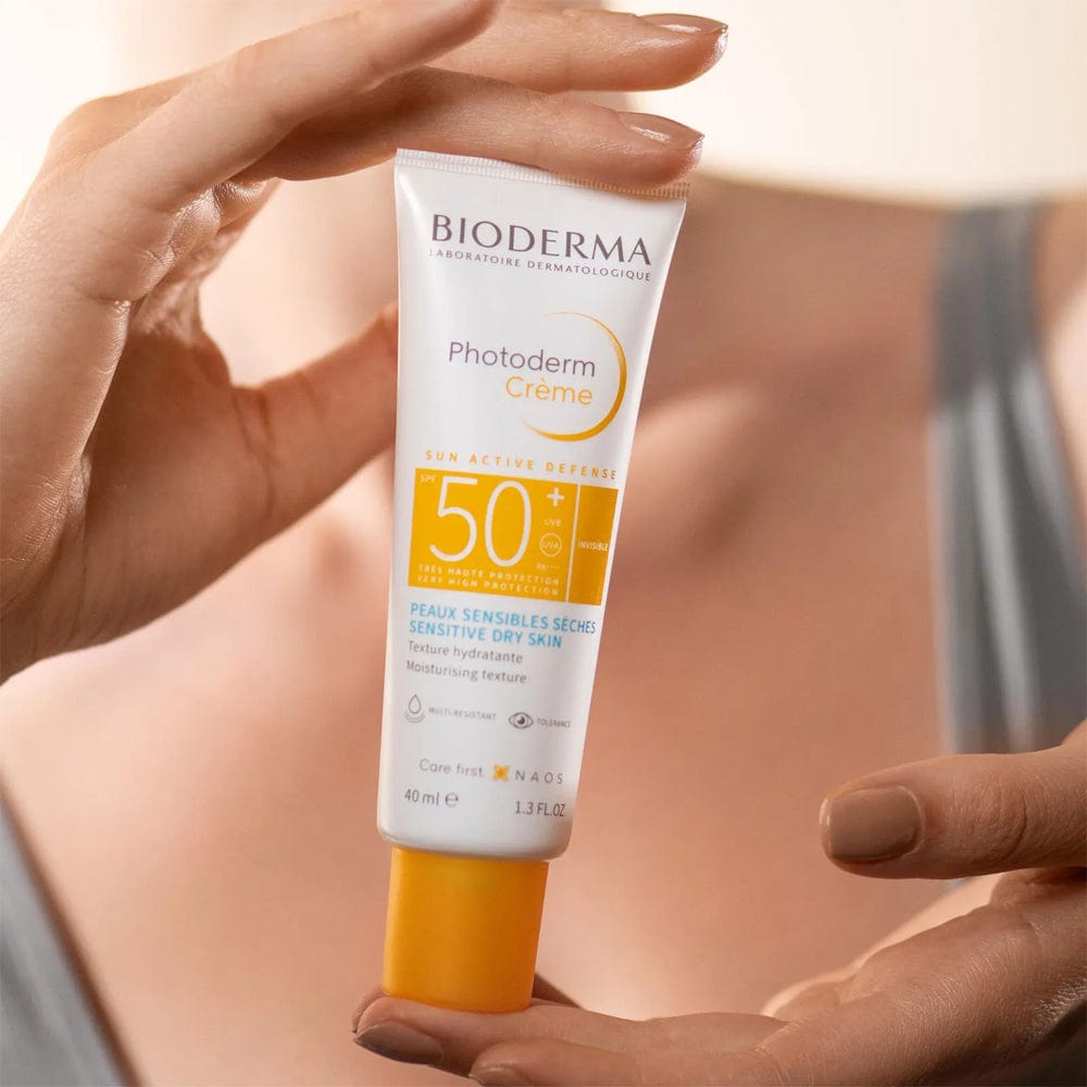 Bioderma Photoderm Creme Invisible Sun Active Defense SPF 50+ for Sensitive Dry Skin 40ml