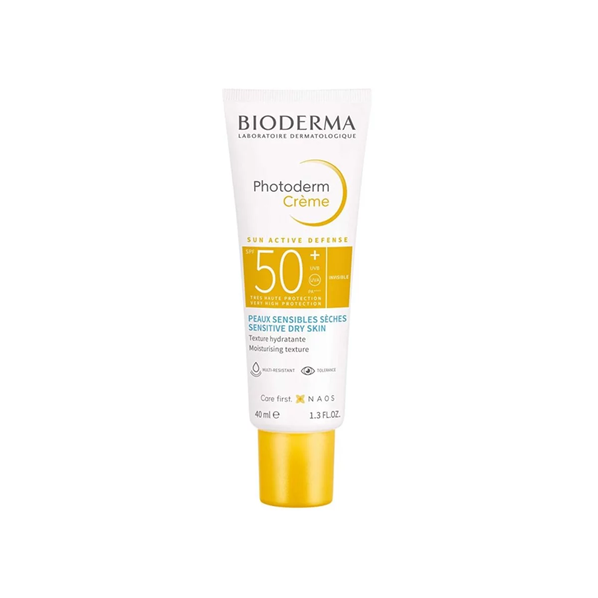 Bioderma Photoderm Creme Invisible Sun Active Defense SPF 50+ for Sensitive Dry Skin 40ml