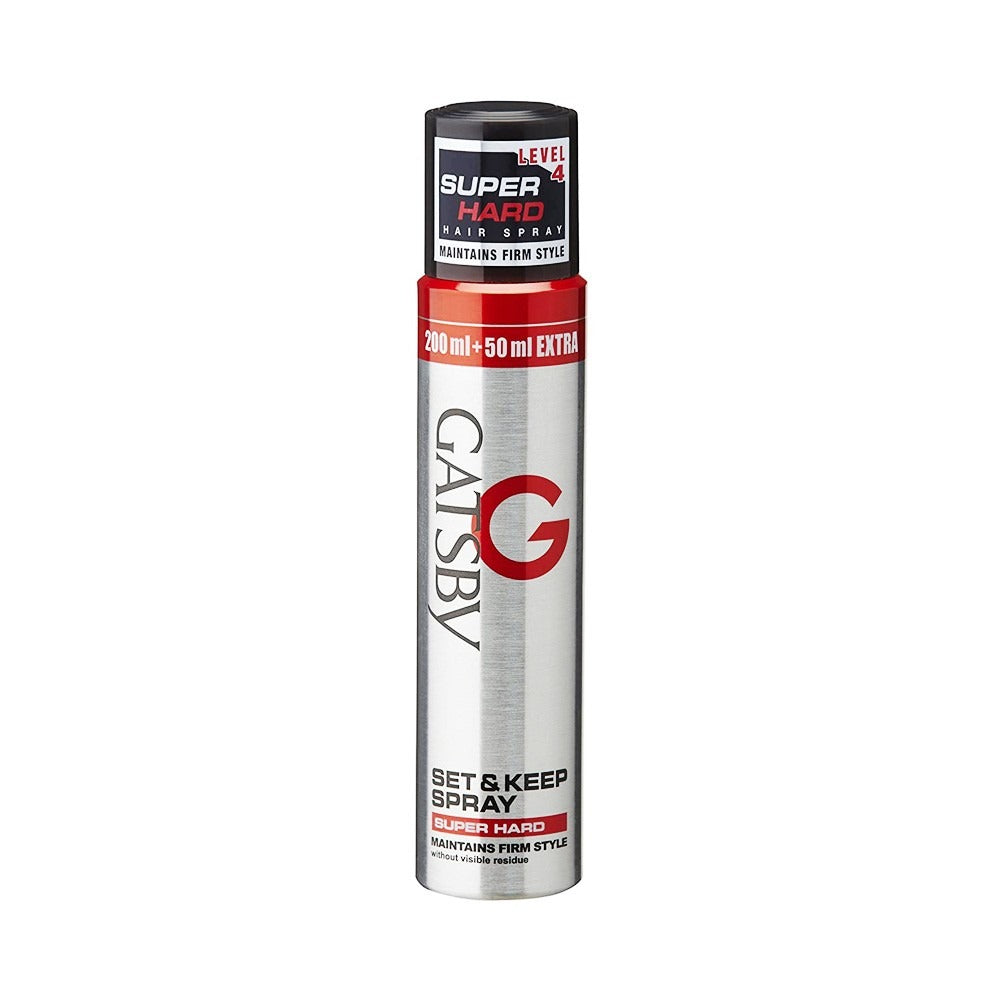 Gatsby Set & Keep Hair Spray Super Hard 66ml