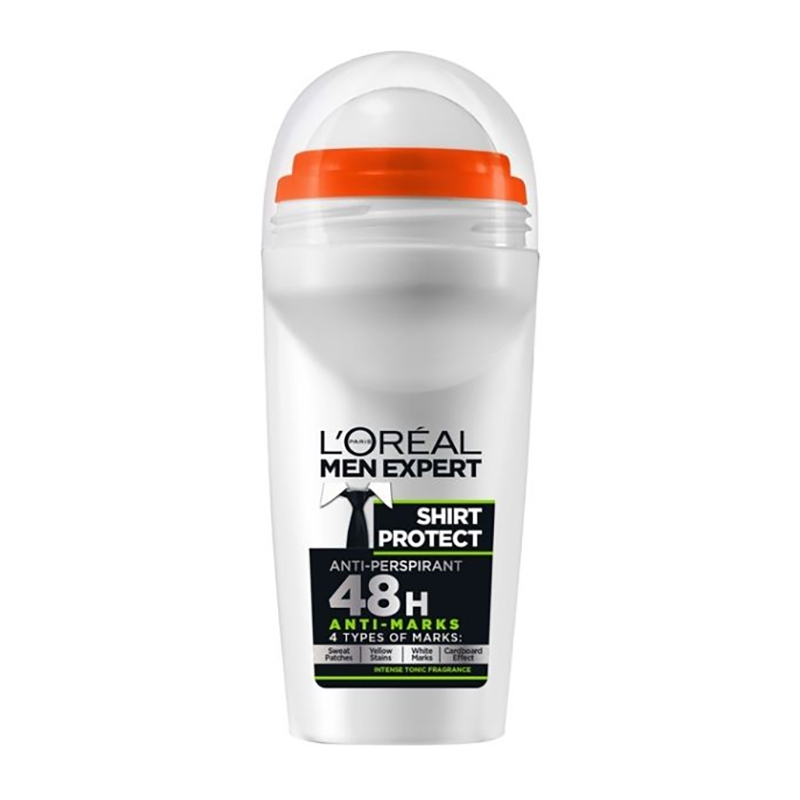L'Oréal ParisL'Oréal Paris Men Expert 48H Shirt Protect Anti-Perspirant Roll On Deodorant 50ml (UK)