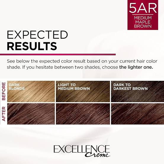L'Oreal Hair Colour Excellence 5AR Medium Maple Brown