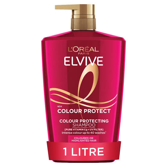 L'Oréal Paris Elvive Colour Protect Shampoo, for Coloured Hair, 1L