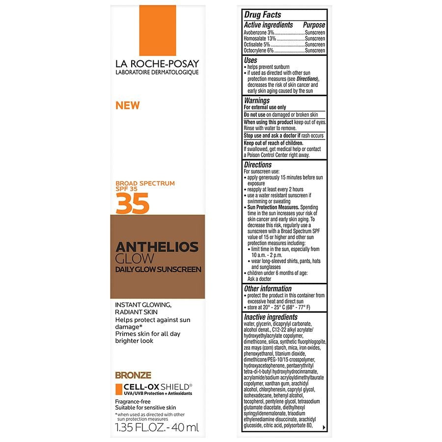 La Roche-Posay Anthelios Glow Daily Sunscreen SPF 35 40ml