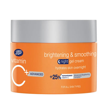 Boots Vitamin C Plus Advance Brightening & Smoothing Night Gel Cream 50ml
