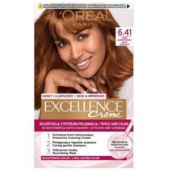 Loreal Paris Excellence Creme Hair Color - 6.41 Light Amber Brown
