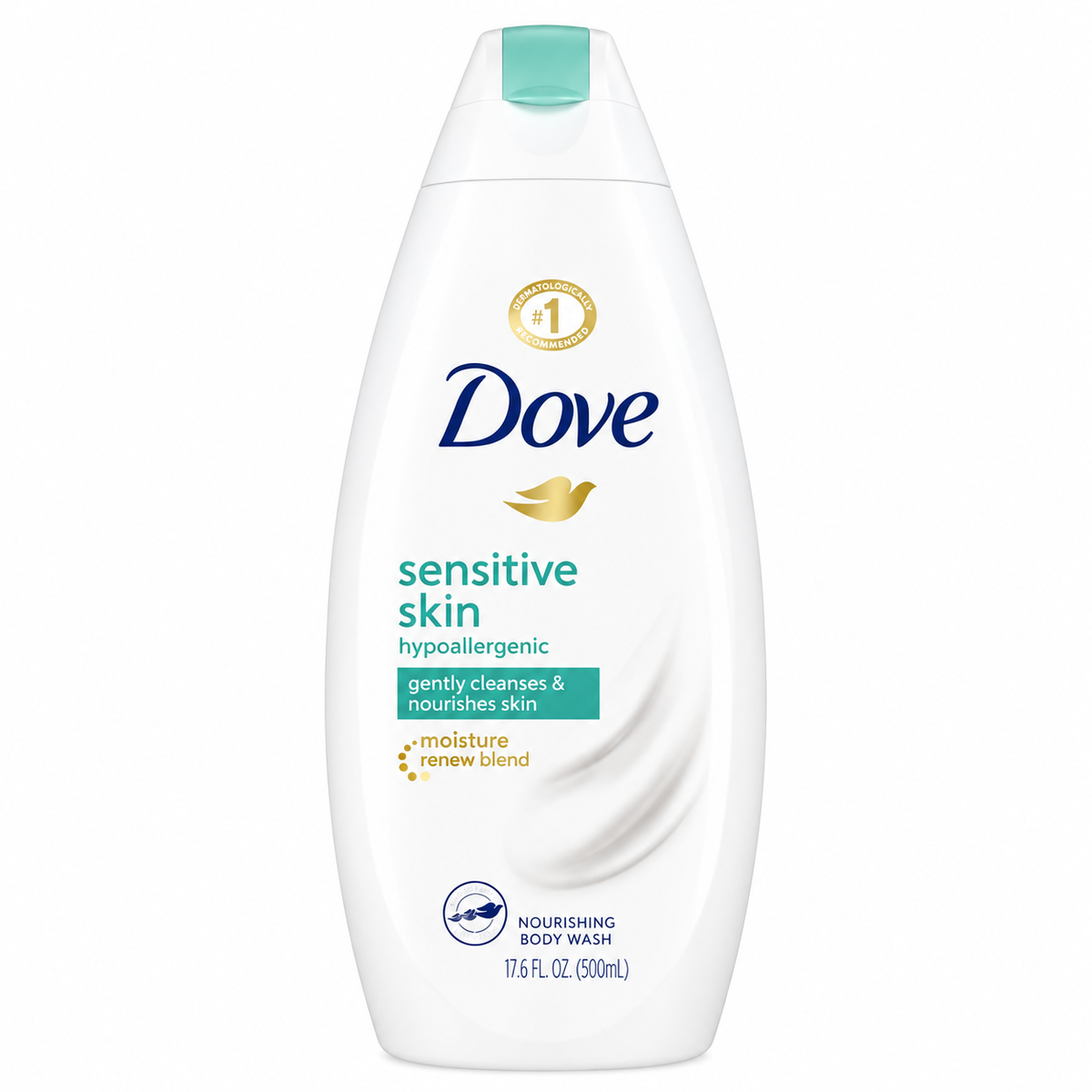 Dove Sensitive Skin Hypoallergenic Body Wash 500ml