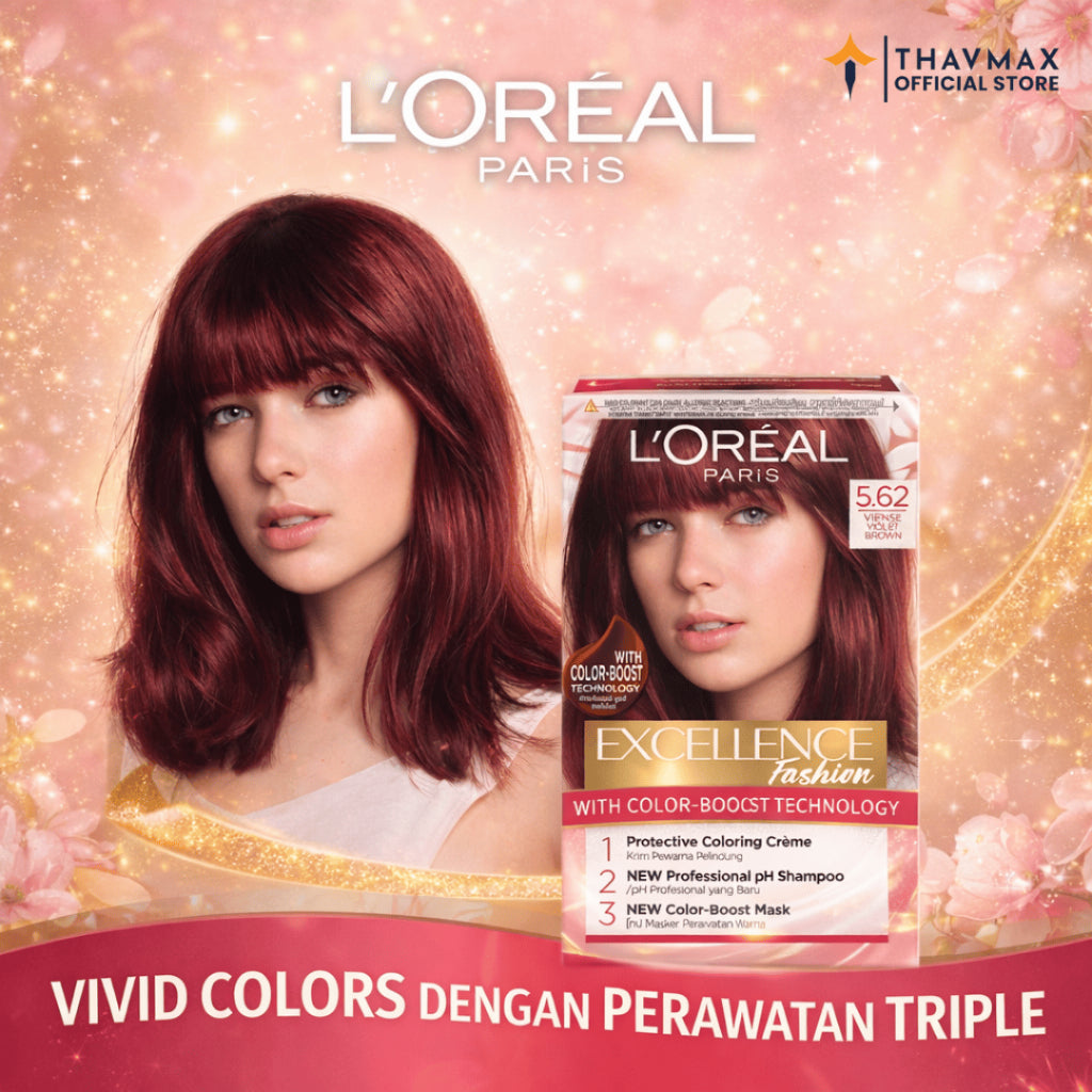 Loreal Excellence Creme Hair Color-5.62 Intense Violet Brown