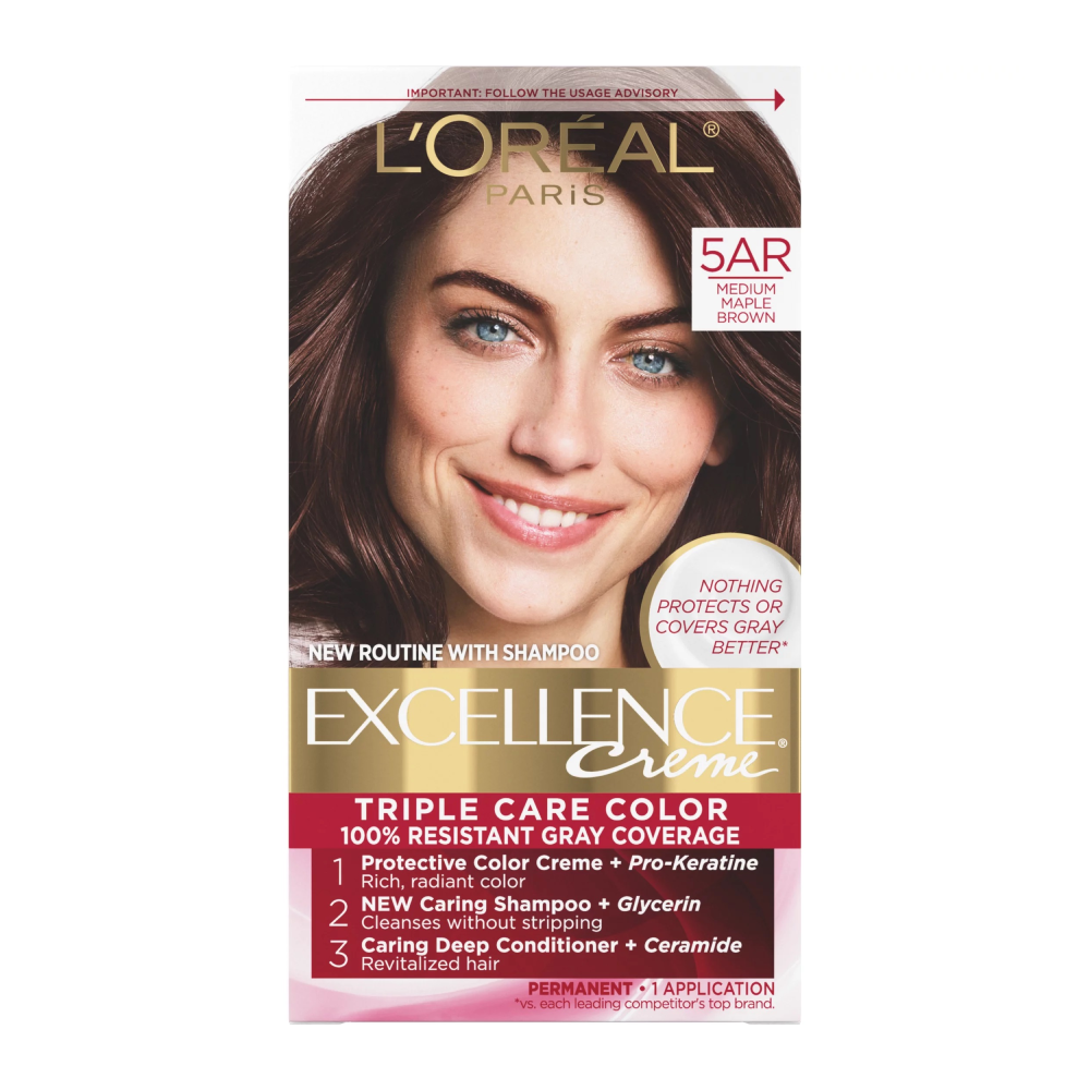 L'Oreal Hair Colour Excellence 5AR Medium Maple Brown
