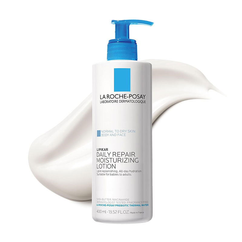 La Roche-Posay Lipikar Daily Repair Moisturizing Lotion Body & Face For Normal To Dry Skin 400ml