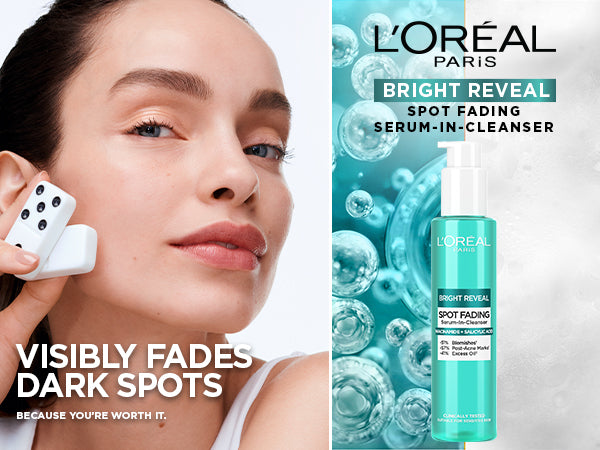 L'Oréal Paris Bright Reveal Spot Fading Serum-In-Cleanser with Niacinamide and Salicylic Acid 150ml