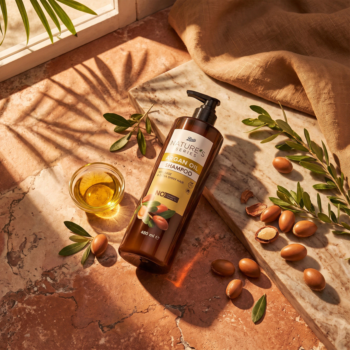 Boots Nature’s Series Argan Oil Shampoo 480ml