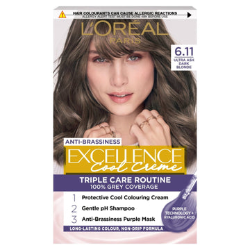 L'Oreal Paris Exellence Hair Colour Creme 6.11 Ultra Ash Dark Blonde
