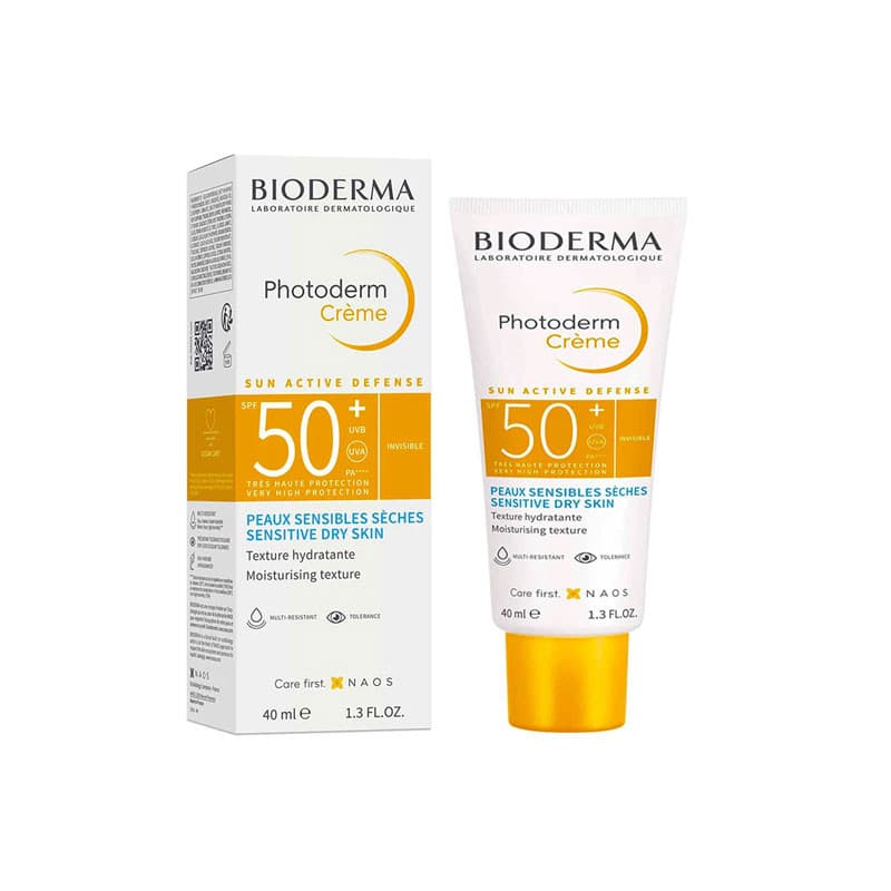 Bioderma Photoderm Creme Invisible Sun Active Defense SPF 50+ for Sensitive Dry Skin 40ml