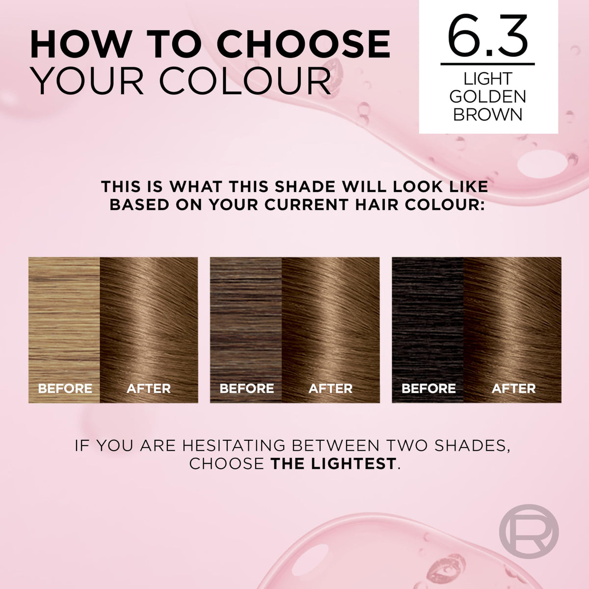 LOREAL EXCELLENCE NO 6.3 NATURAL LIGHT GOLDEN BLONDE